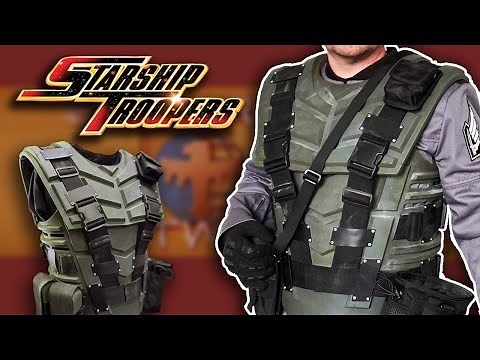 How to Make Starship Troopers Armor out of Foam Free Templates Starship Troopers MI Cosplay Tutorial