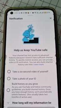 verification required to make external links clickable problem YouTube