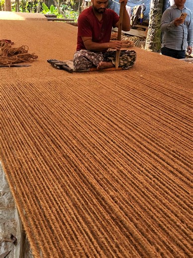 Sustainable Cricket Pitch Crafted from Coconut Fiber