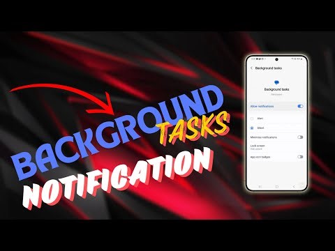 How to Enable/Disable Text Messages Background Tasks Notifications on Galaxy S24