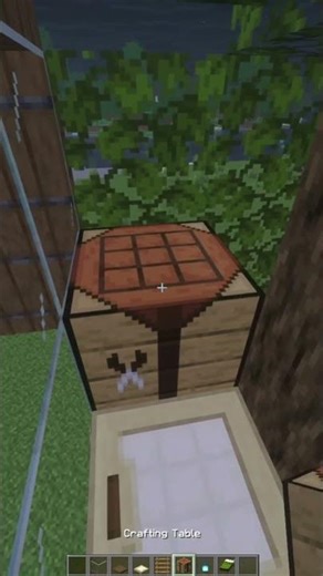 Minecraft Tree House Tutorial🤔🌳#minecraft #shorts