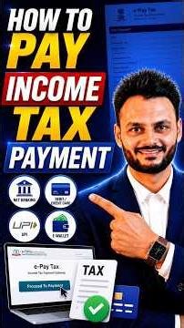 How to Pay Income Tax Online | e-Pay Tax Portal Step-by-Step | AY 2026-27