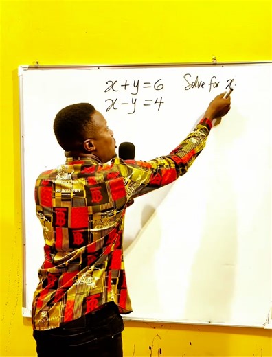 ESOMNOFU CHIDIEBUBE ONLINE MATH on Instagram: "Simultaneous Equations"