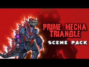 Prime Mecha Triangle | Scene pack | Triangle vs Monkey | #scenepack #primemechatriangle #tvm