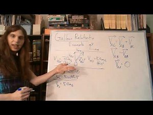 Galilean Relativity: Two-Dimensional Example Problem