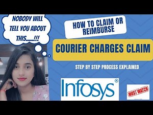 Courier Charges Claim | Infosys Claim | Infosys Courier Charges reimbursement | #INFOSYS #claim
