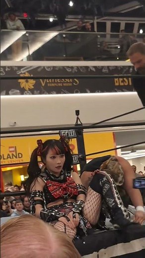 Maki Itoh With Brutal Running Face Wash #gcw #prowrestling #wrestling #tjpw #wwe #aew #nxt #tna #wwf