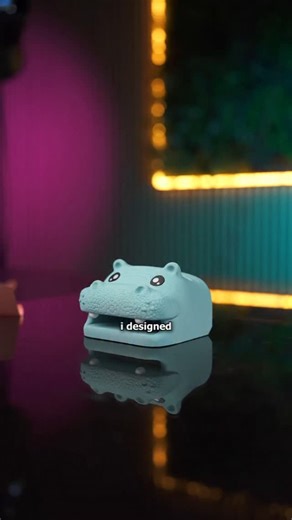 LeHa Design on Instagram: "Of course I had to name him hippo-campus #3dprinting"