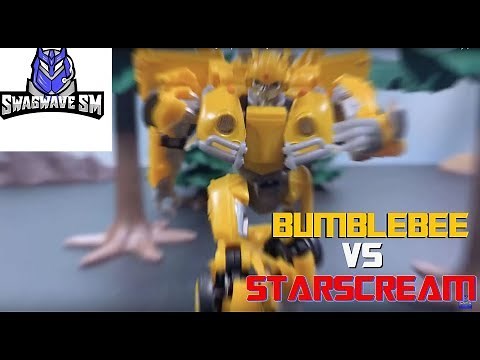 Transformers S.O.T.A (Siege on the Ark) EP 1- Bumblebee vs Starscream [Stop Motion]