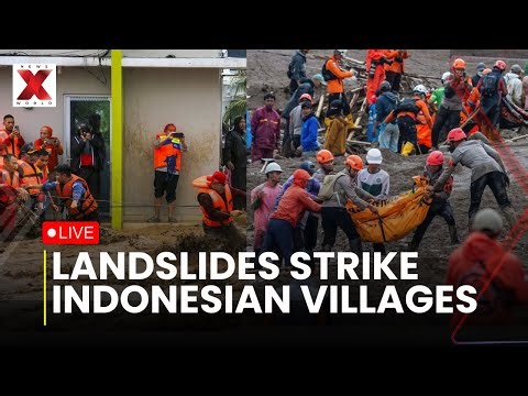 Indonesia Landslide Live : Flash floods trigger deadly landslides in West Java| NewsX World