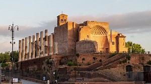 The Domus Aurea in the Roman Forum Stock Video - Video of colonnade, historic: 258599603