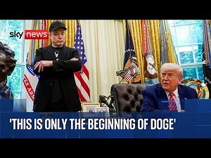 Donald Trump hosts a White House farewell for Elon Musk