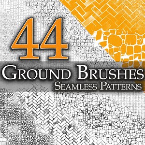 Brushes for Fantasy Map Making - 44 Seamless Texture Patterns. Perfect for Creating TTRPG World Maps. Photoshop&procreate Compatible. - Etsy