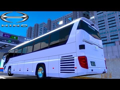 【ETS2】日野セレガで東京をドライブ!首都高を経由して東京-川崎 走行テスト1080p60fps