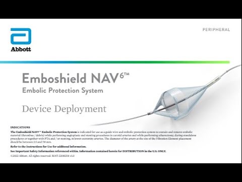 Device Deployment | Emboshield NAV6™ Embolic Protection System