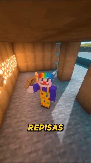 NUNCA COLOQUES REPISAS COMO PUERTA EN MINECRAFT