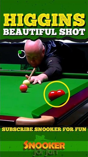 Higgins beautiful snooker shot 🤩| #shorts #youtubeshorts #trending #snooker #ding #juddtrump #ronnie