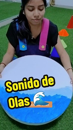 Creativo Tambor de Olas para Niños