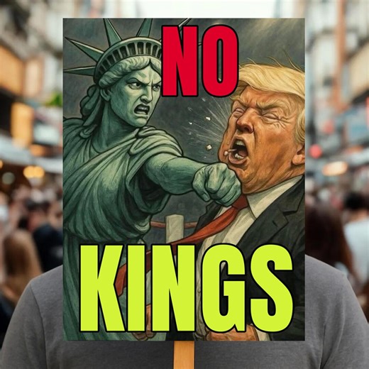 No Kings Protest Sign, Since 1776 Sign, Fuck Ice Rally Sign, Antifa Political Sign,no Kings Sign,anti Trump Protests,antifa Against Fascism - Etsy