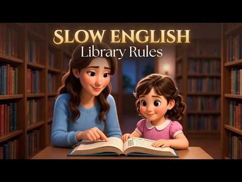 Library Manners, Do and Don'ts | Slow English | A2 Level English
