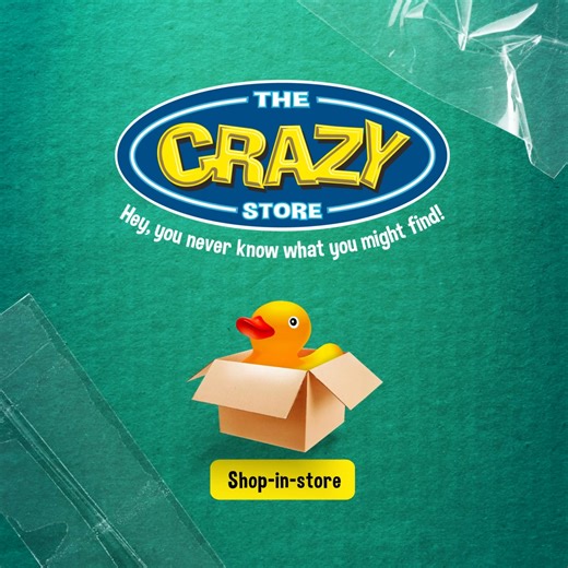 4K views · 38 reactions | It’s a whole lot of fun and games Just Unpacked! What can we say, you never know what you might find at your nearest Crazy Store.朗 #TheCrazyStore #JustUnpacked | The Crazy Store | Facebook