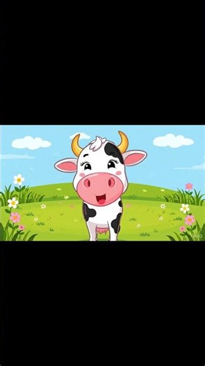 🐮 Funny Cow for Toddlers – What Sound Does It Make?