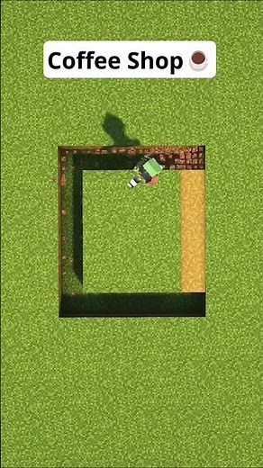 cozy Minecraft small coffee shop tutorial 🏡 #minecraft