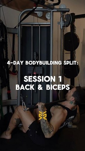 4-Day Bodybuilding Split: Session 1 Back & Biceps