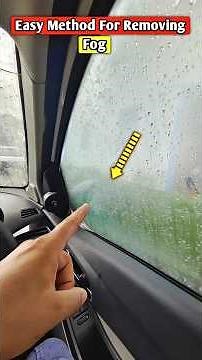 Easy Tips To Remove Fog From Windows✅🔥