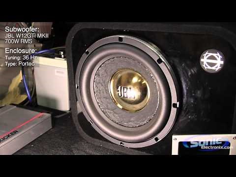 JBL W12GTi MKII 12" Subwoofer Demo | W12GTi Bass Test