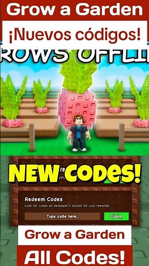 Códigos de Grow a Garden - Nuevos códigos para Hacer crecer un jardín