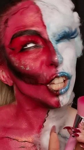 Extra is my 2nd name 😂 Extra a 2. Nevem 😂 #extramakeup #extrasmink #sfx #dontberidiculous