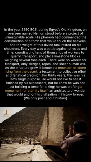30K views · 454 reactions | Building a tomb to touch the heavens was a monumental task in ancient Egypt. #history #egypt #ancienthistory #archaeology | Ancient Revealed | Facebook