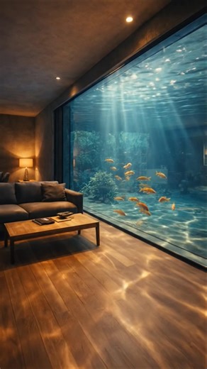 under water Living Room with 🫧 waterproof 🌊.
