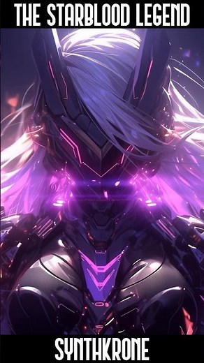 THE STARBLOOD LEGEND 🎸🔥 #synthrock #synthwave #retrowave #metal #anime #heavymetal #cyberpunk