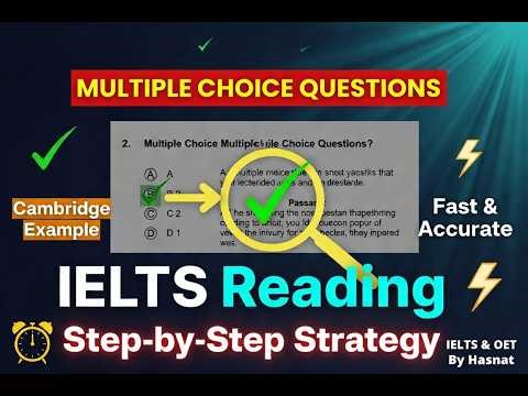 IELTS Reading Multiple Choice Questions: Step-by-Step Strategy with Cambridge Example (Band 8+ Tips)