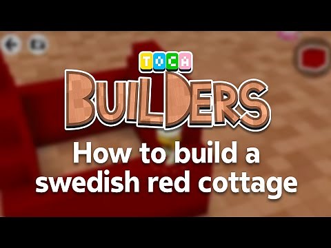 How To Build a Red Cottage | Toca Builders | Gameplay | @TocaBoca