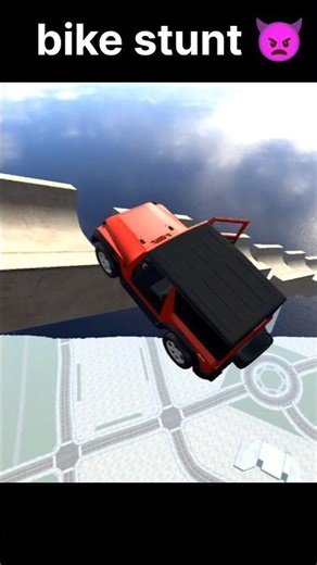 🚀 Thar Flying Stunts Gone Wrong! Indian Bike Driving 3D#shortvideo