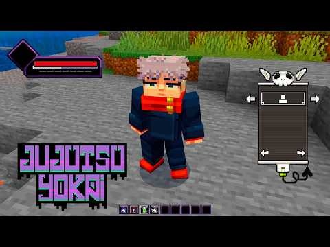 ESSA É Addon de JUJUTSU KAISEN MAIS REALISTA PARA Minecraft PE 26.12 - SISTEMA CUSTOMINAÇÃO