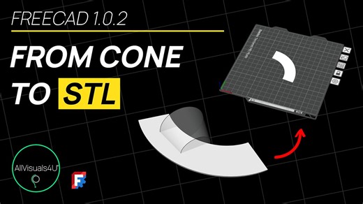 ⏱ TIMELAPSE 🙌 FreeCAD Sheet Metal - FreeCAD To 3D Print - FreeCAD Tutorial - FreeCAD Mesh Workbench