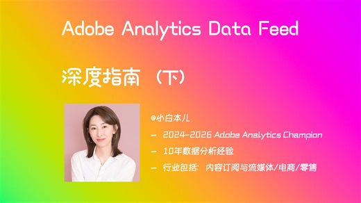 Adobe Analytics Data Feed，看这支视频就够了（下）| 1000+列，一次讲透（有模版）