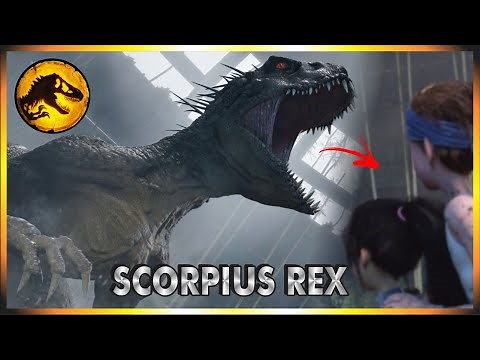 SCORPIUS REX - O HIBRIDO QUE QUASE MATOU TODOS OS DINOSSAUROS DA ILHA NUBLAR!