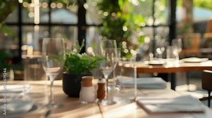 Blank mockup of a table tent highlighting the restaurants commitment to sustainability and ecofriendly practices.