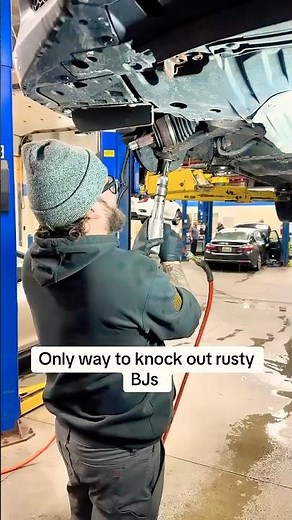 Easiest way to remove ball joints #mechanic #honda