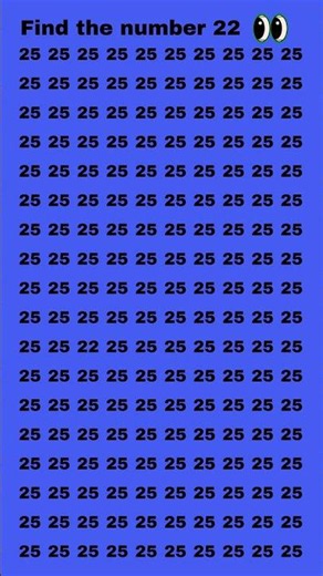 Find the number 22