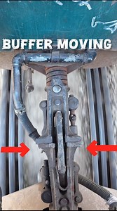 Loose train buffer jumps on bumpy railtrack 😱 #railroad #art #reels #california #canada #montreal #China #japan | Bangladeshi Train Gallery