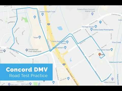 Concord DMV Road Test Route - powered by YoGov