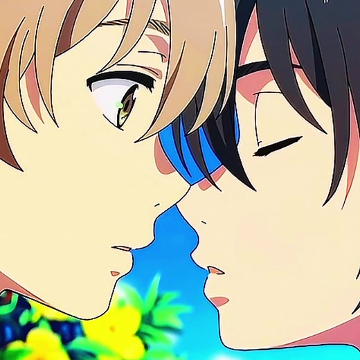Romantic Anime Love Story: Mio and Shun's Umibe no Étranger Kiss Scene
