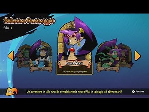 Shantae: Half-Genie Hero (Switch) Costume Pack DLC: Officer/Beach/Ninja Mode - First Look - ITA