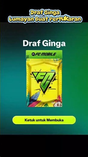 Draft Ginga Lumayan Tambhan Pertukaran | Fc Mobile 26 #easportgame #fcmobile26 #fcmobileid